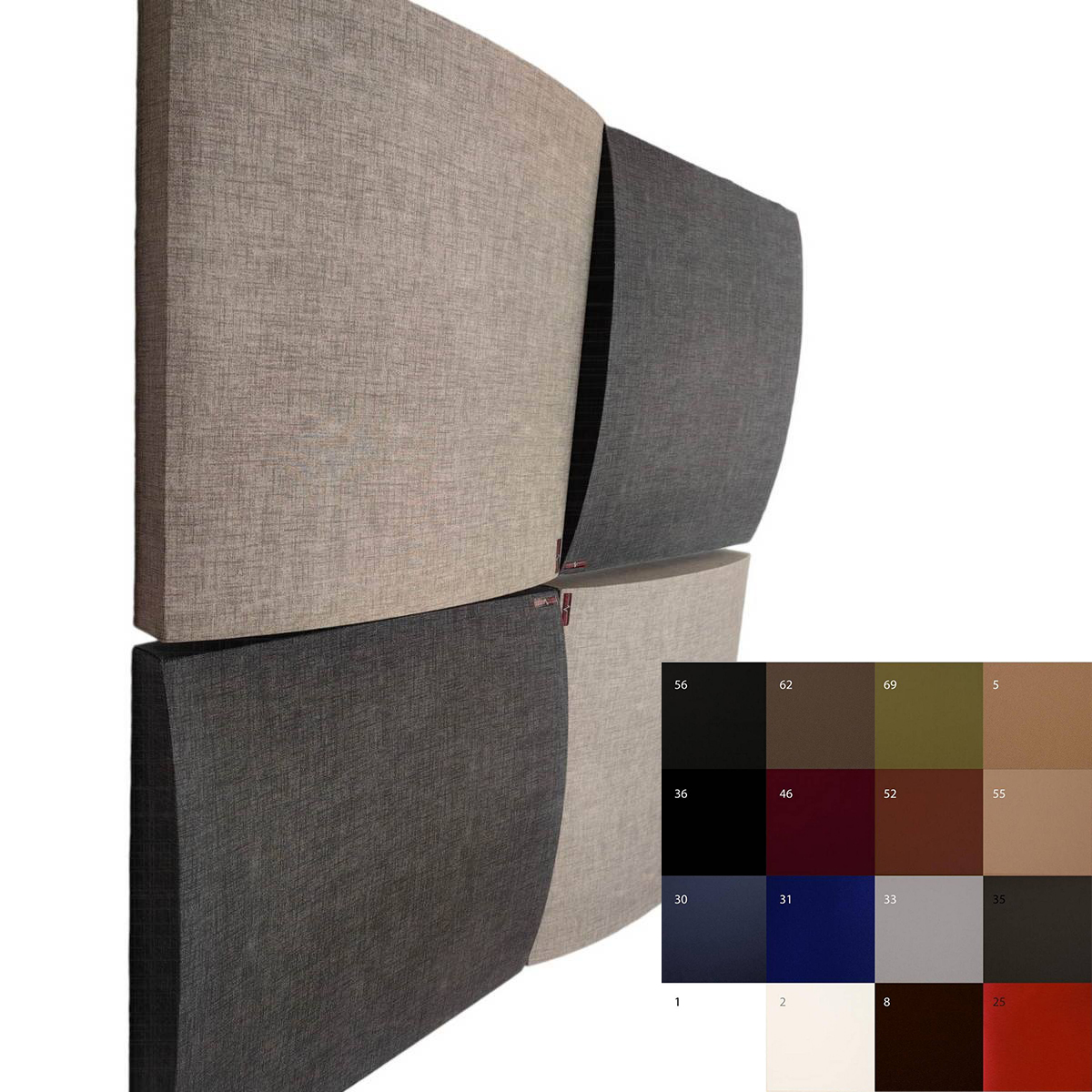 3D-ljudpanel - 60x60x10cm