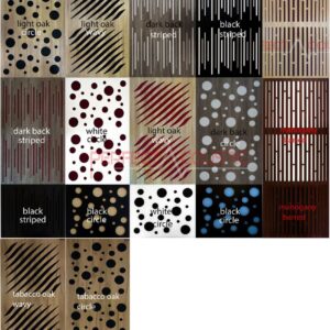 panel s barvami a typem difuzoru panel s barvami a typem difuzoru