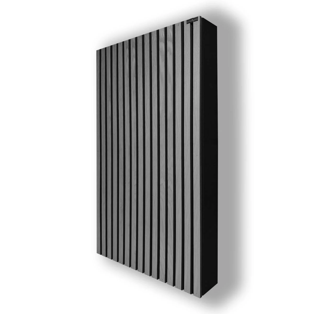 Akustikpanel med Framsida i Trälameller 100x60x8–13 cm