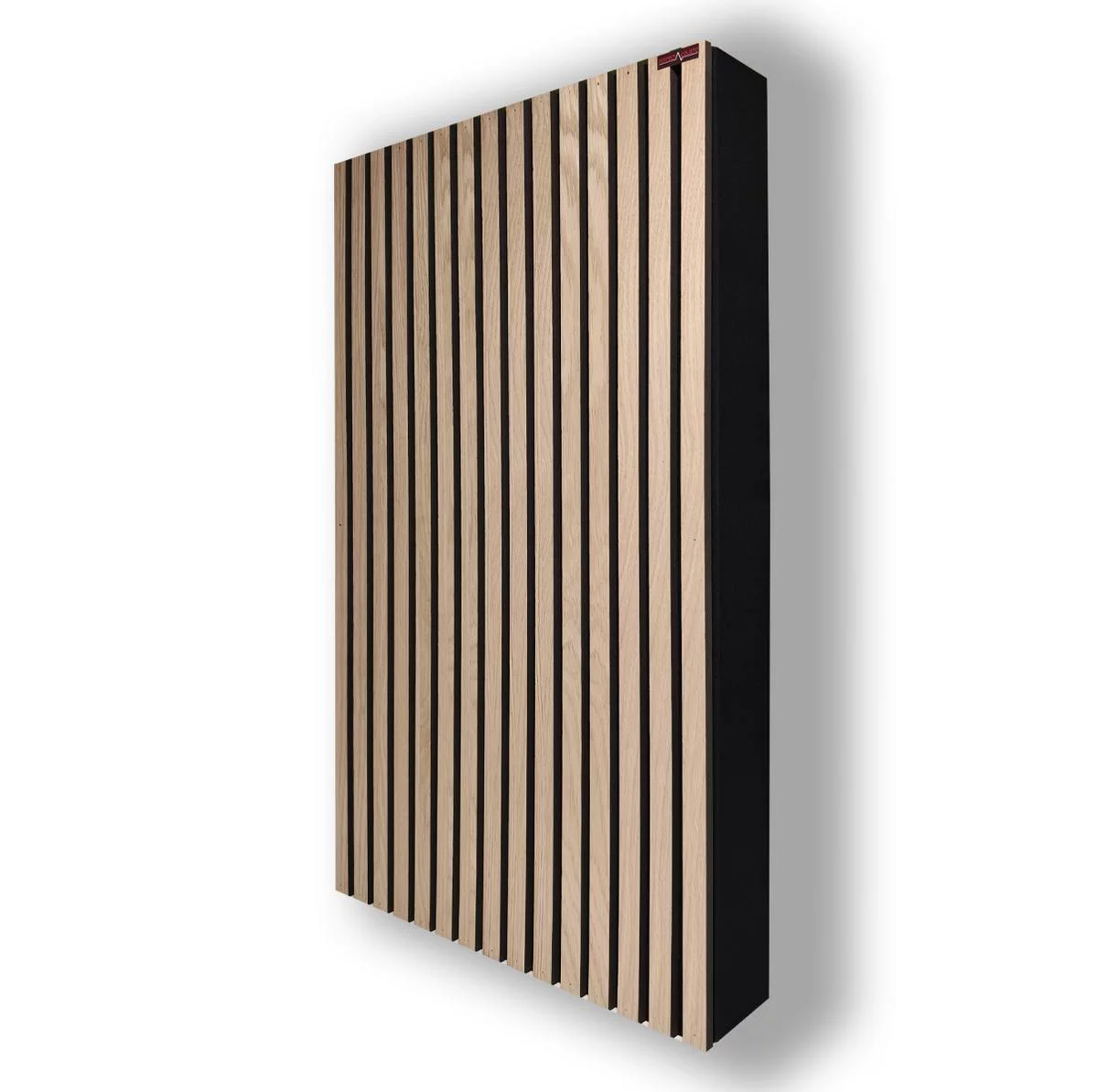 Akustikpanel med Framsida i Trälameller 100x60x8–13 cm