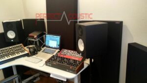 behandling efter akustisk mätning av studio