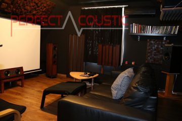 home theater room acoustics design with acoustic absorbers (3)