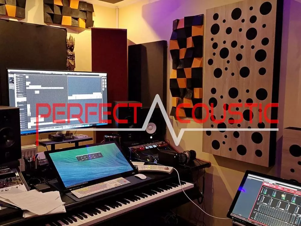 placering av akustikpaneler i studion